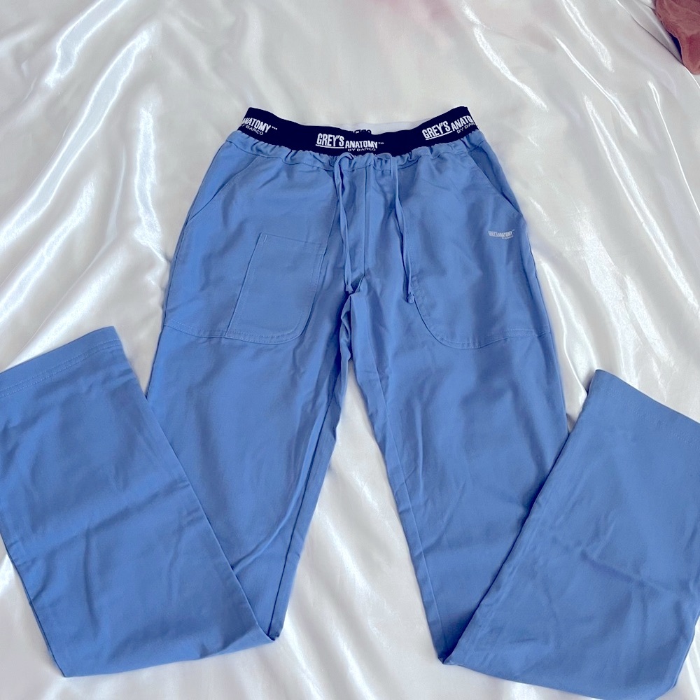 NWT Greys Anatomy Ceil Blue Scrub pants size: xxs